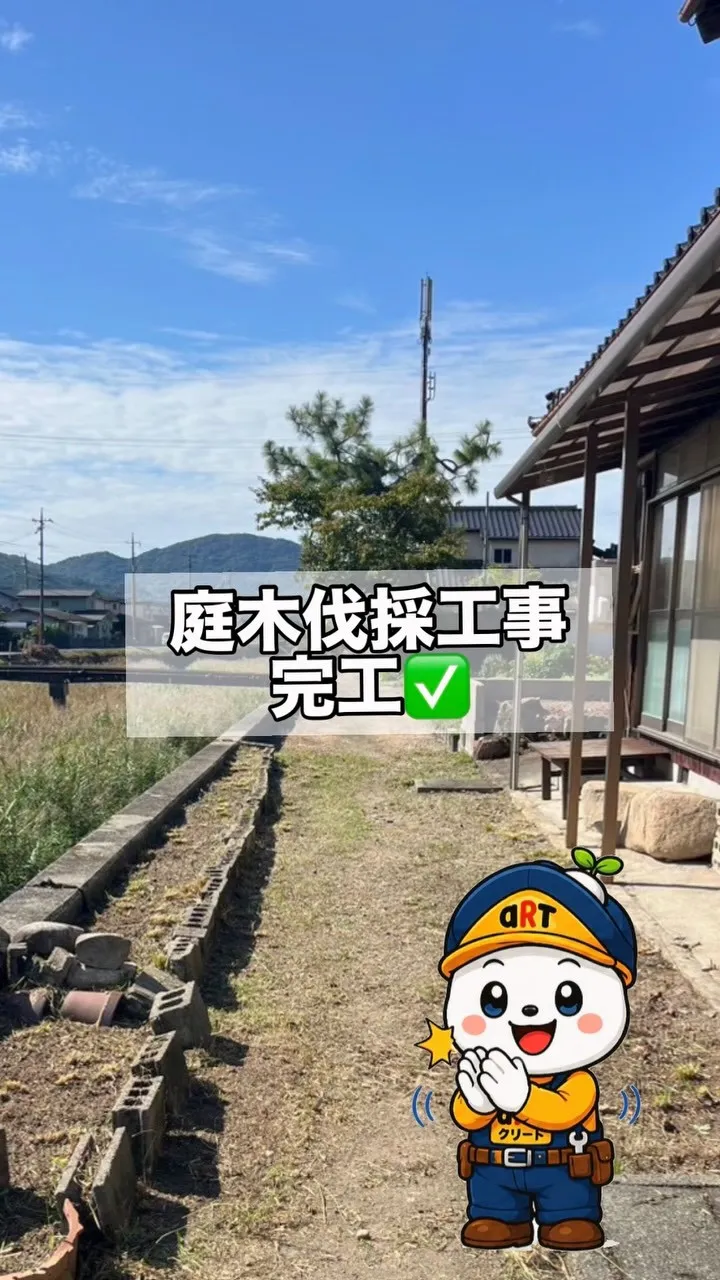 ⭐️庭木伐採工事⭐️